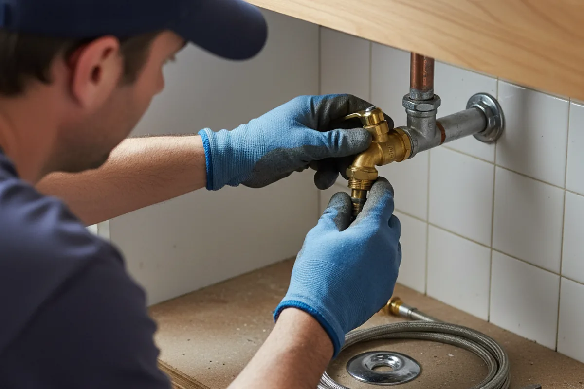 Shutoff valve and fitting work during Repiping in Kalamazoo